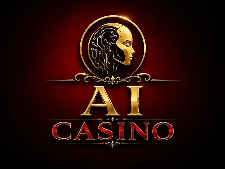 Logo provider Live Casino AI Casino dengan ikon kecerdasan buatan