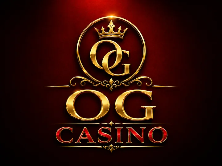 Logo provider Live Casino OG Casino dengan mahkota emas